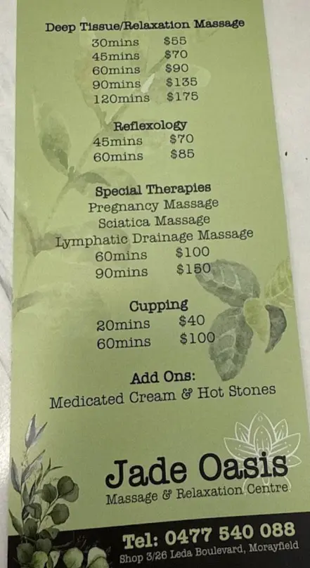 Jade Oasis Massage