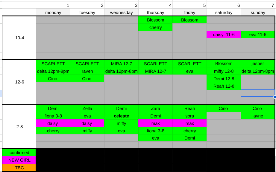Lithe Massage roster