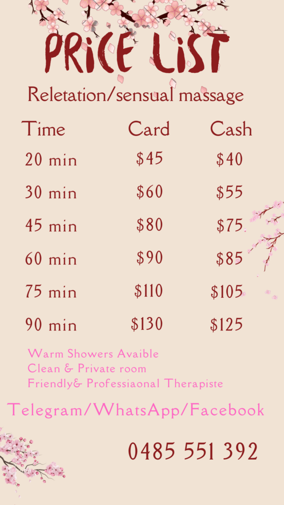 Cherry Blossom Massage roster